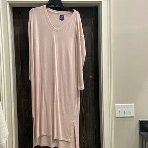 Gap maternity sweater dress small blush